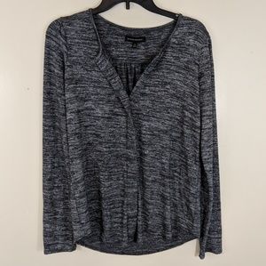 Banana Republic Marled Long Sleeve Soft Blouse
